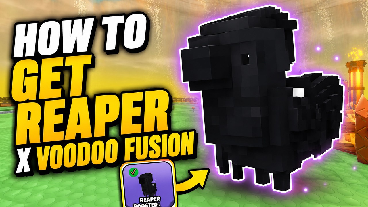 How to GET REAPER x VOODOO FUSION in GROW A CHICKEN FIGHTER Roblox