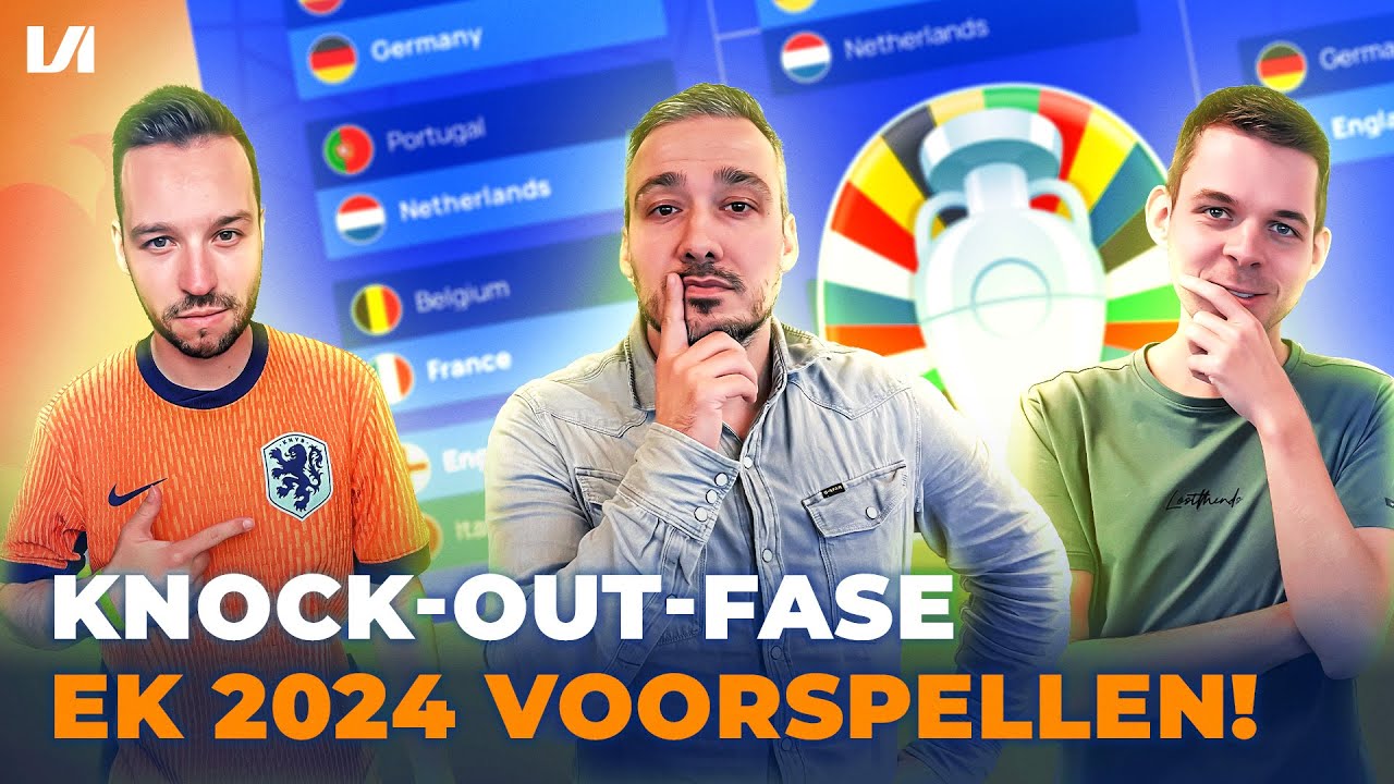 🏆 KNOCK-OUT-FASE EK 2024 VOORSPELLEN met BAS & SULEY