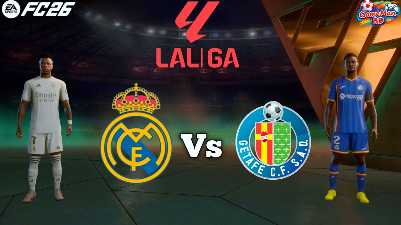 FC 26 - Real Madrid vs Getafe - Laliga 25/26.Full Match