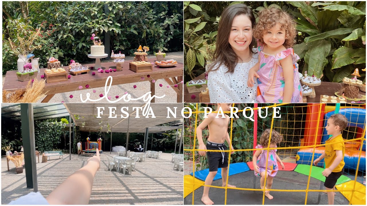 FIZEMOS UMA FESTA PARA MINHA SOBRINHA NO PARQUE BURLE MARX/ organizamos tudo ❤️
