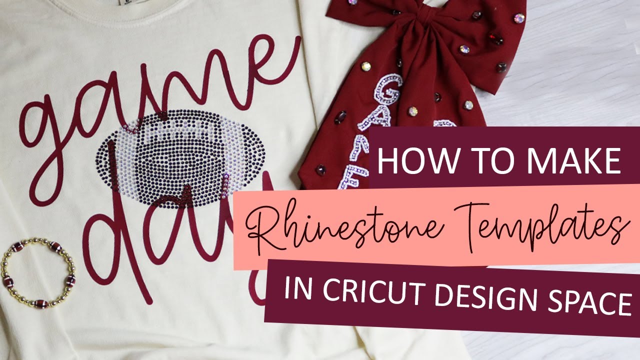 How to Make Rhinestone Templates {and shirts} in Cricut Design Space