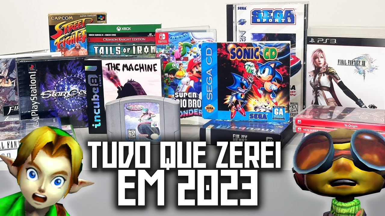 TODOS os Jogos que ZEREI em 2023!!!