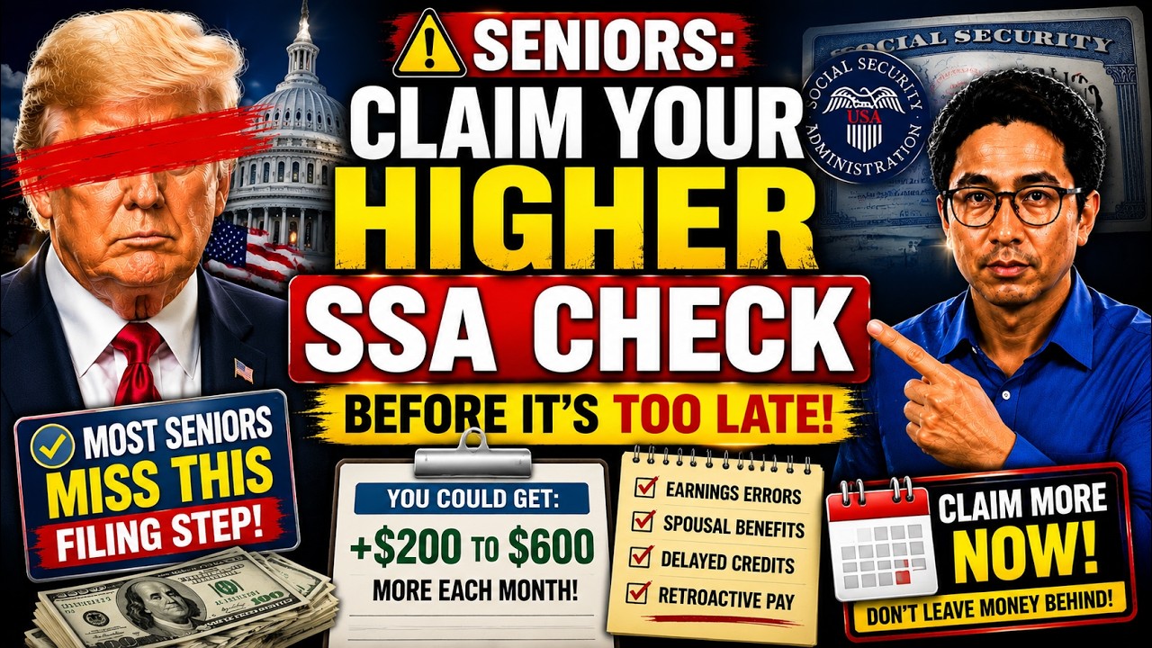 🔴 Seniors Claim Your Higher SSA Check Before It's Too Late &mdash; Most Miss This Filing Step