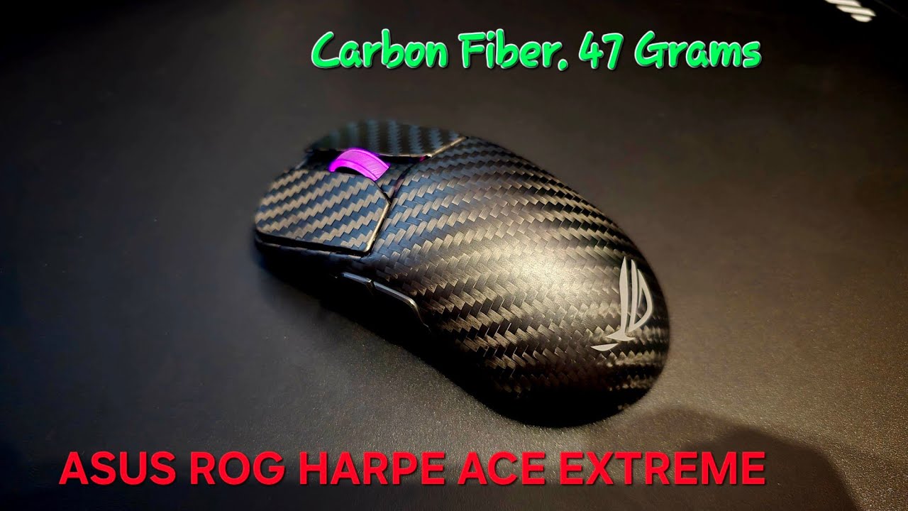 ASUS ROG HARPE ACE EXTREME 47grams  - CARBON LIMITED EDITION WIRELESS MOUSE