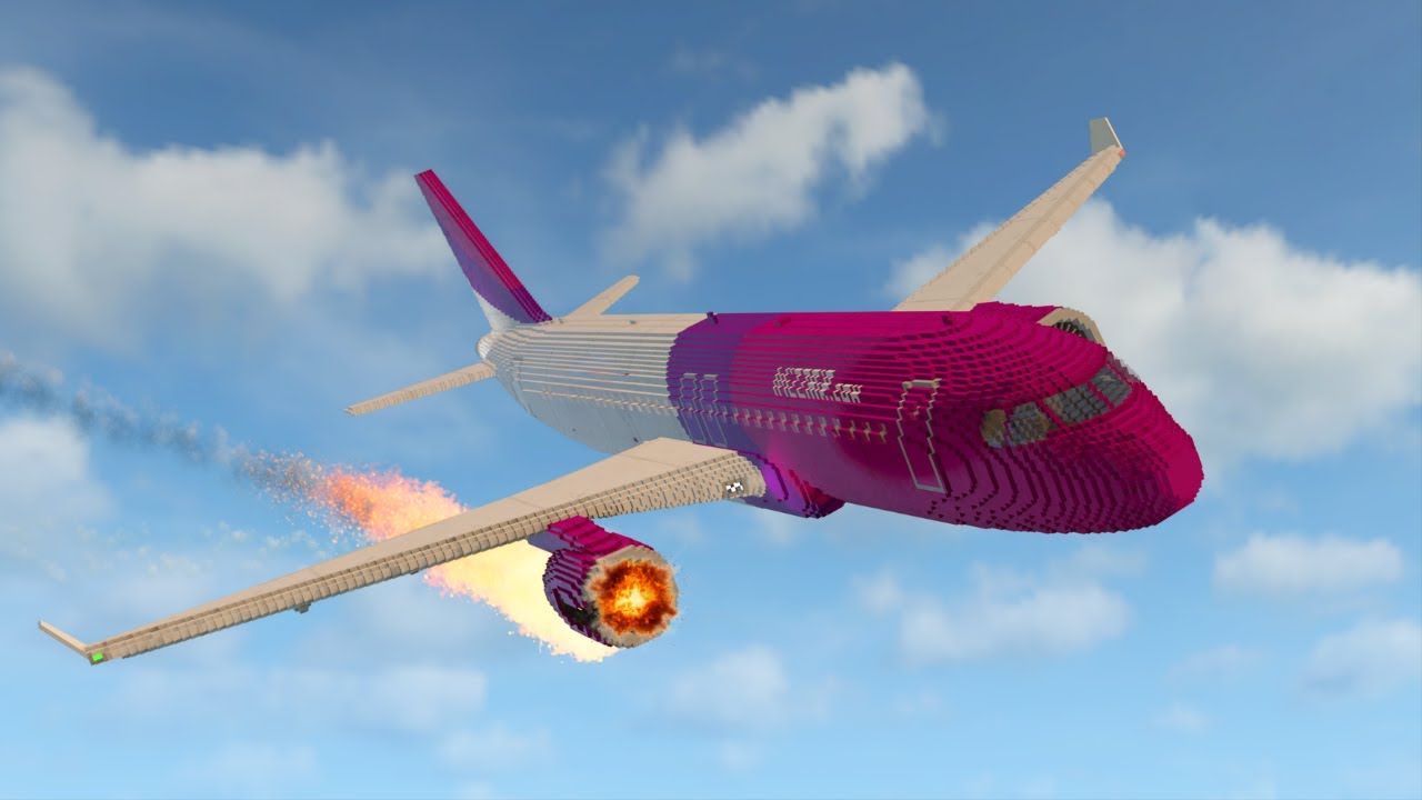 Realistic Airplane Crashes and Landings | Teardown