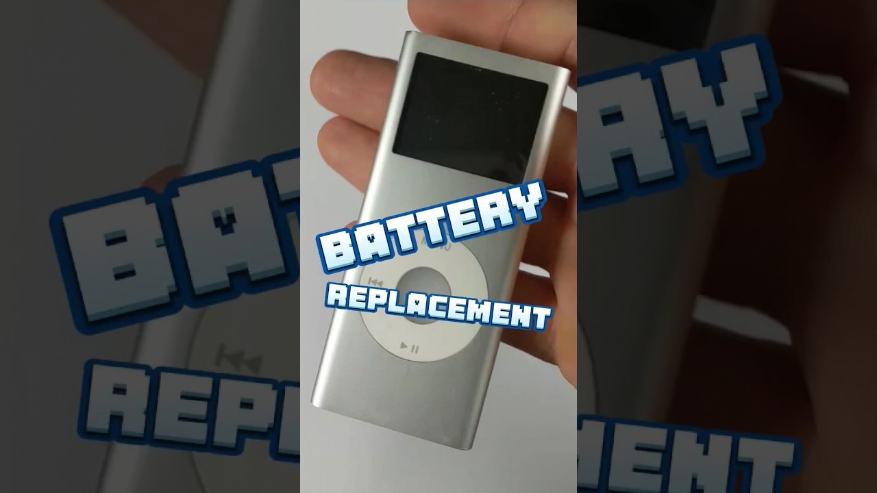 Давайте установим новую батарею в этот iPod nano 2-го поколения #ipod #apple #tech