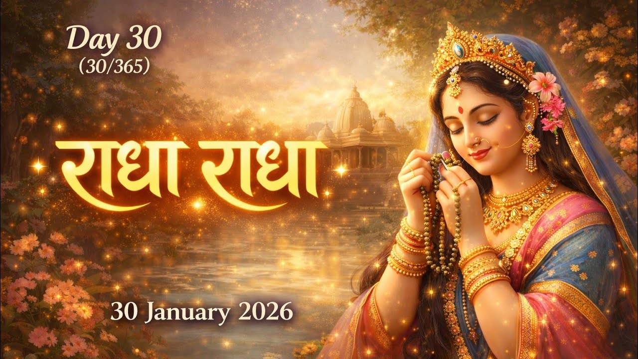 Day (30/365) RADHA RADHA | NAM JAP BHAJAN | राधे राधे - ३० जनवरी 2026 
