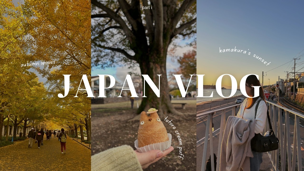 Japan 4k Vlog 🍜 Day Trip to Kamakura, Kichijoji & Ginza Shopping (7D6N Tokyo & Kyoto Autumn)