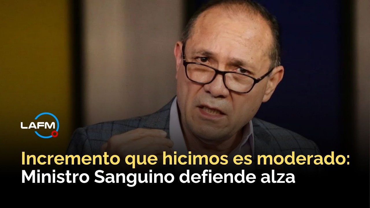 Incremento que hicimos es moderado: ministro Sanguino tras suspensión del salario mínimo