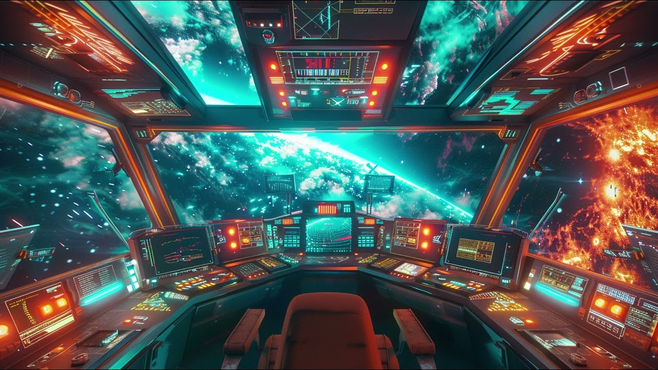 Nebula Storm Command | Focus Ambience for Study, Work & Coding