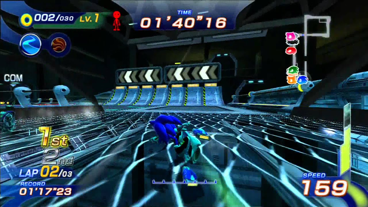 Sonic Free Riders: Final Factory (Standard / Free Race) [1080 HD]