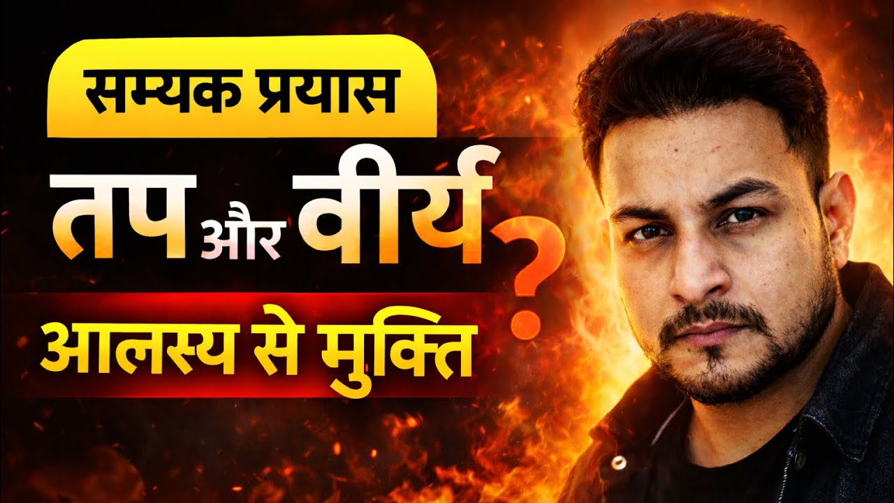 सम्यक प्रयास क्या है? | तप और वीर्य की असली शक्ति | आलस्य से मुक्ति