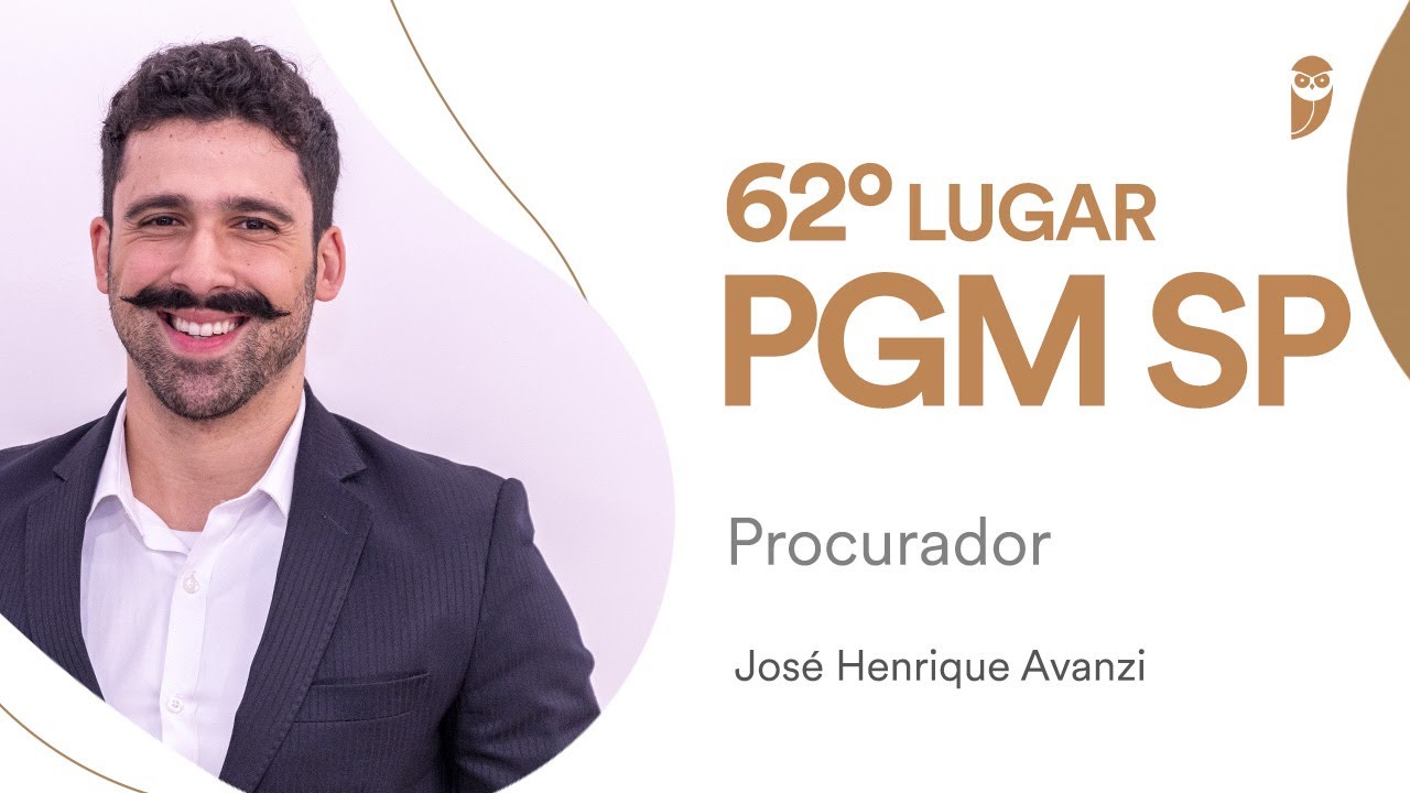 Concurso PGM SP: Conhe&ccedil;a Jos&eacute; Avanzi, aprovado para o cargo de Procurador