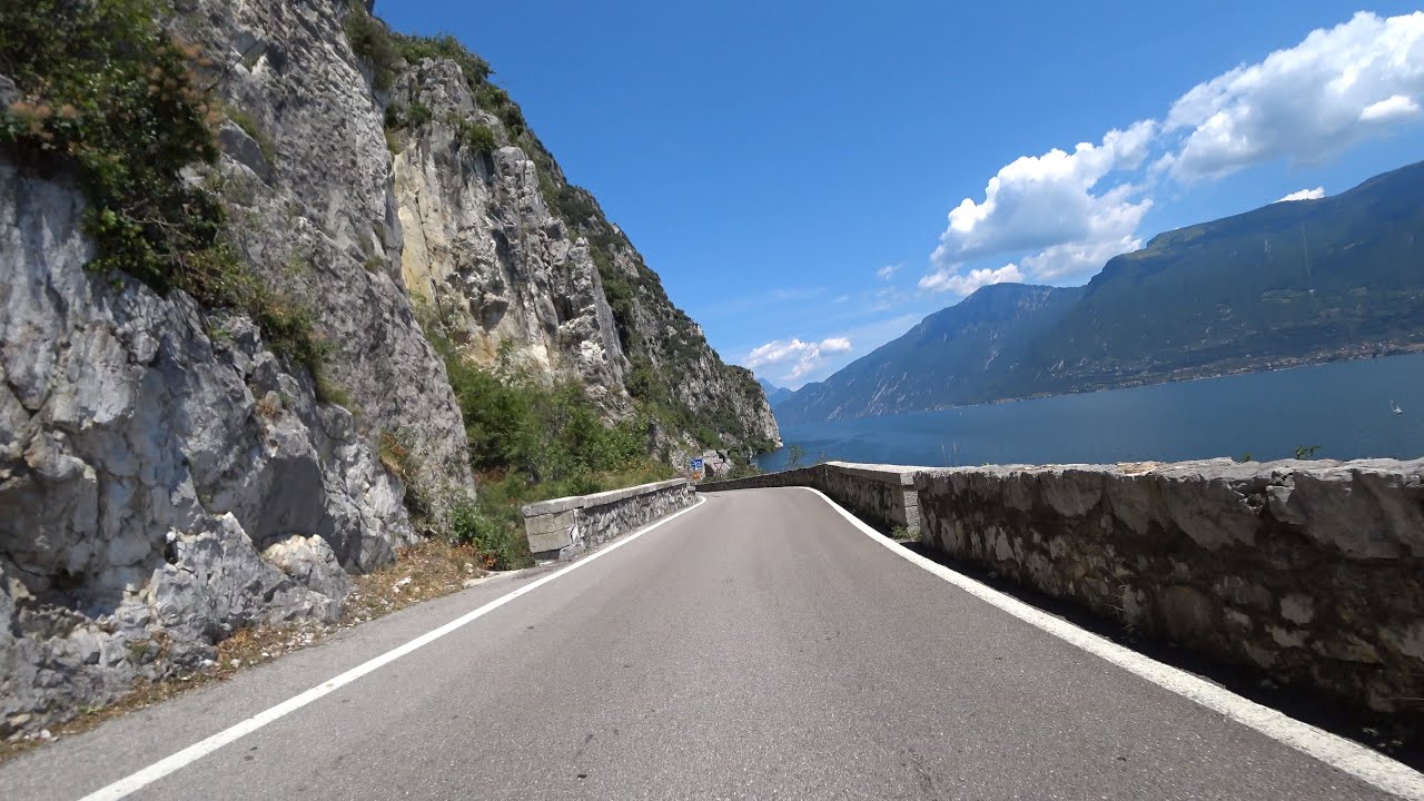 Extra long Virtual Scenery Indoor Cycling Workout Lake Garda Italia Trentino Ultra HD