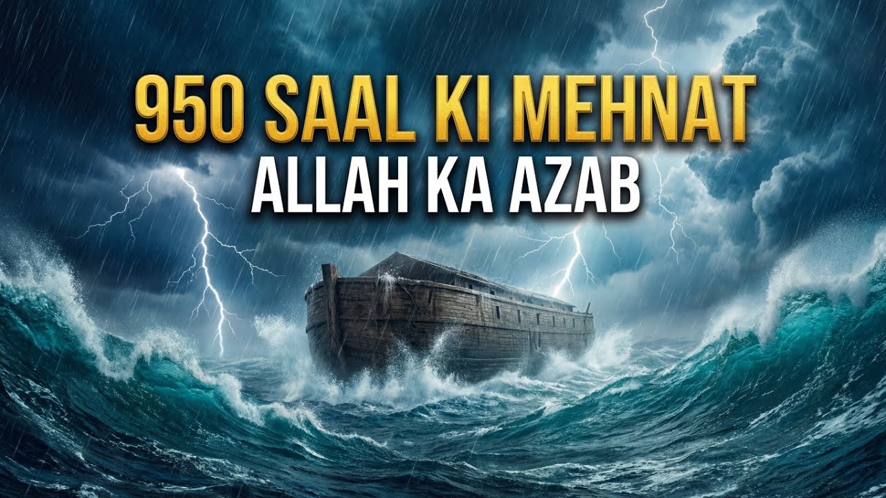 950 Saal Ki Dawat  Phir Aisa Azaab Aaya | Qoum e Nuh | islamic stories