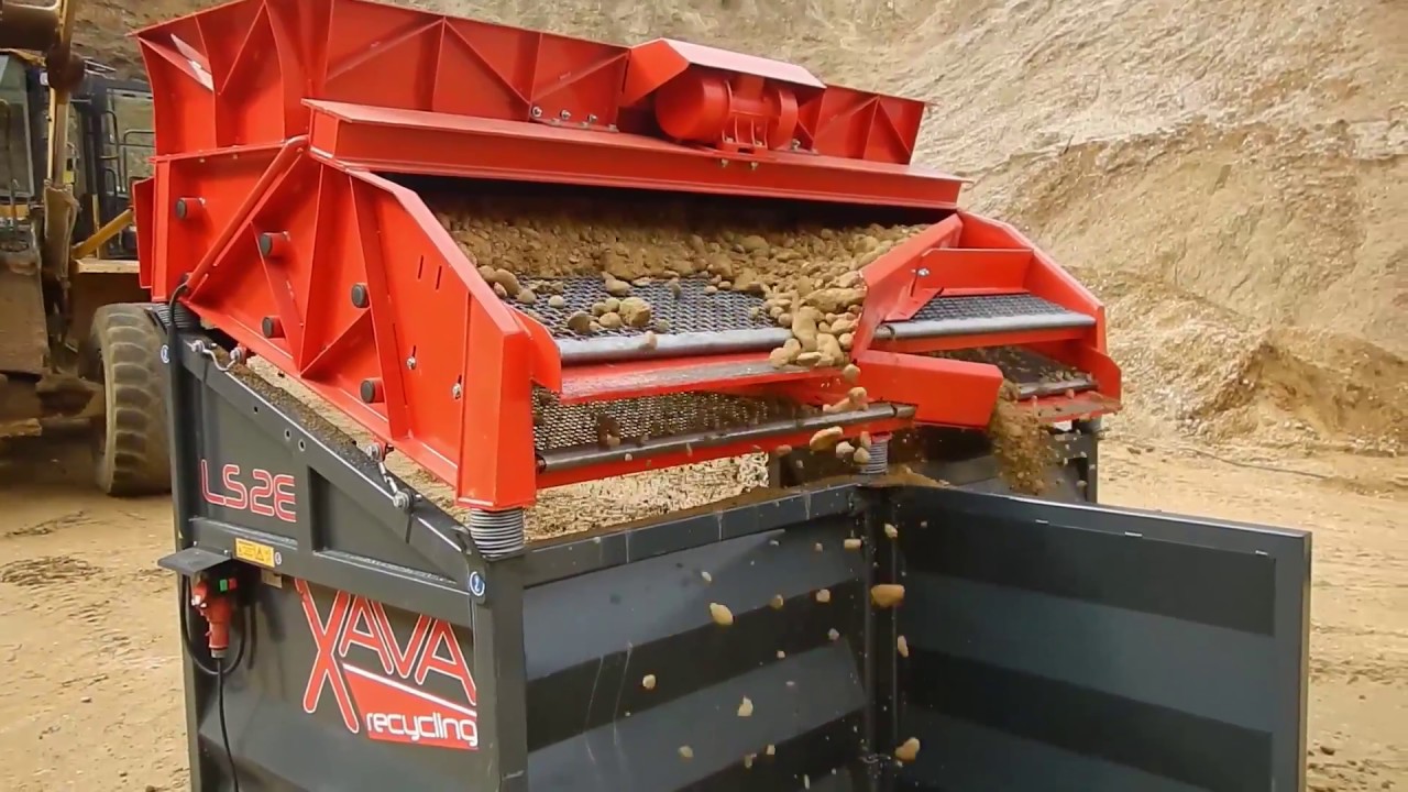 Schotter sieben Xava R&uuml;ttelsieb LS28 / Screening Gravel Vibrating Screen LS28
