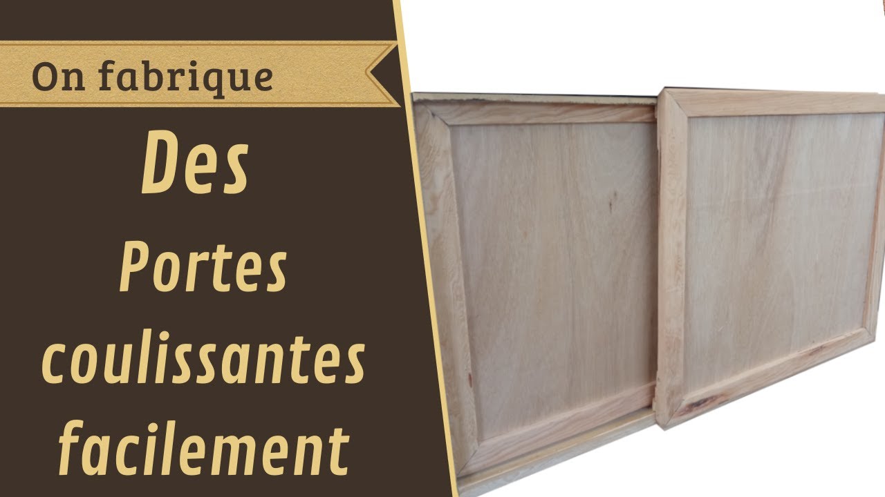 Comment faire des portes coulissantes facilement ?