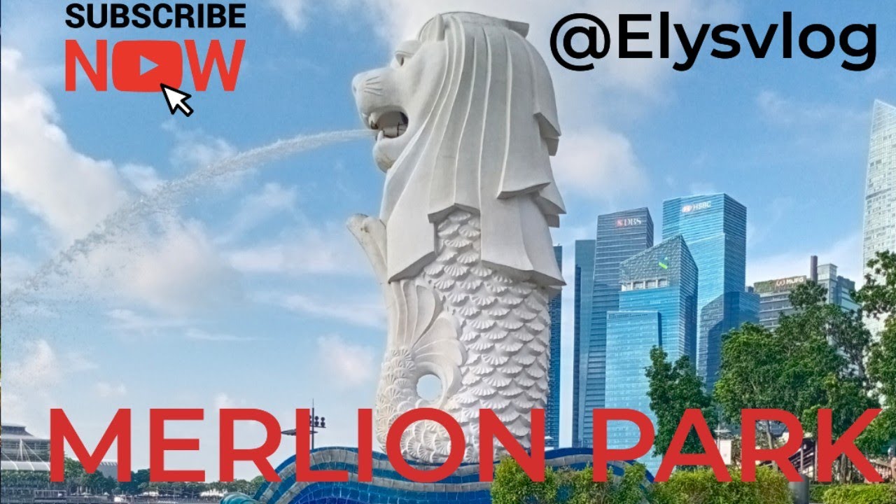 Merlion Park I Come Explore With Me First Thing In The Morning! /Walking around Singapore.