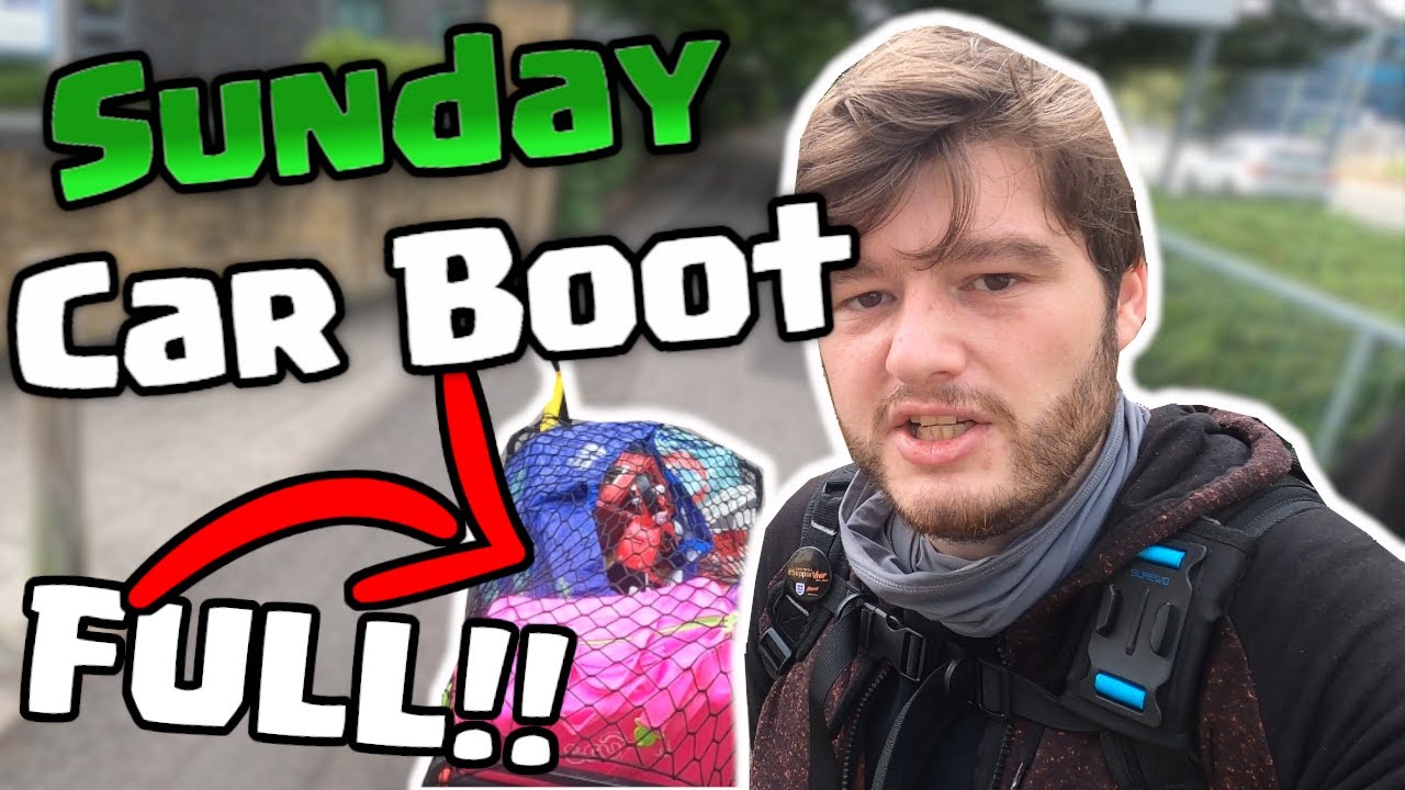 OVERFLOWING TROLLEY | Sunday Carboot | Buying To Sell On Ebay | Flipping Sloth