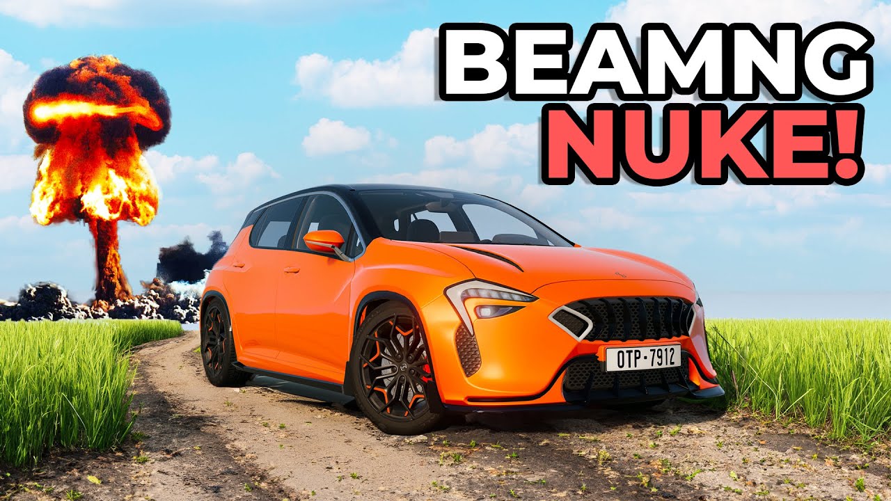 BeamNG Police Chases But The Police Have NUKES...yes really.