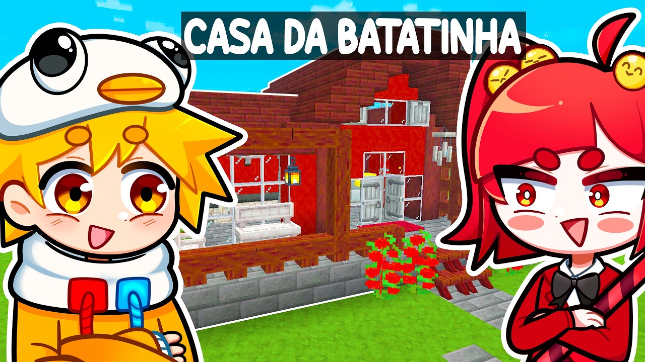 Fizemos a CASA da BATATINHA no Minecraft