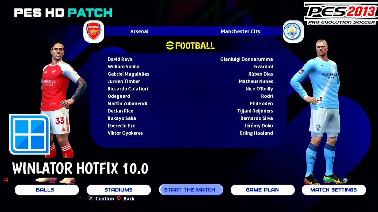 CUMA 3 GB..!!! PES 2013 UPDATE PATCH 2026 HANO MINI PATCH I WINLATOR