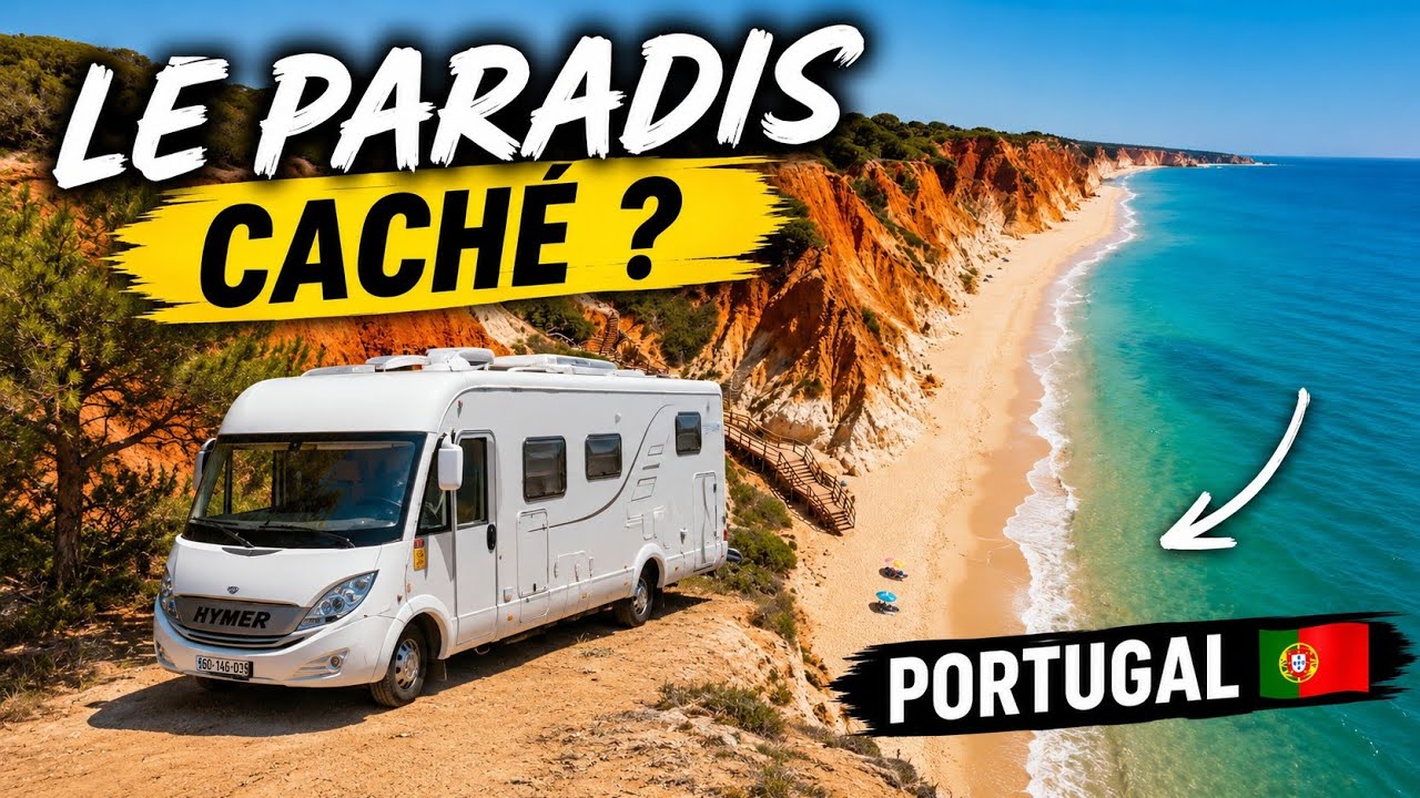 SPECTACULAIRE !! Tout ce que vous ne savez pas de cette plage sublime..!  #algarve #vanlife #beach