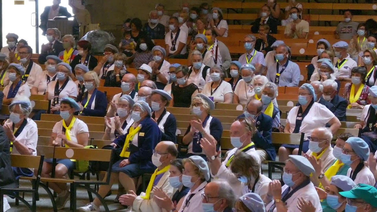 Prière Hugues Fantino en direct de Lourdes - Pèlerinage Lille 2021
