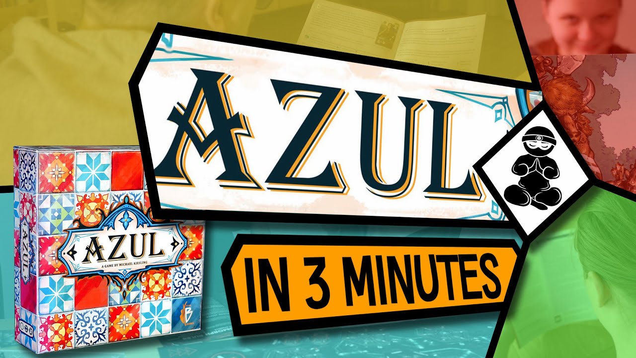Azul &mdash; Как играть за 3 минуты &mdash; BoardgameNinja &mdash; Kiesling &mdash; Plan B Games