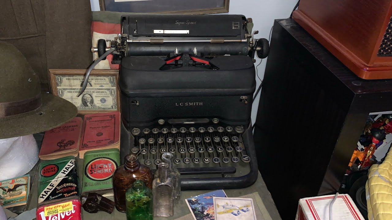 1940s LC smith typewriter