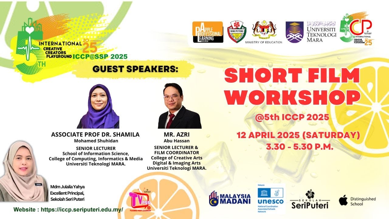 5TH ICCP 2025 (CREATIVE) - SHORT FILM WORKSHOP