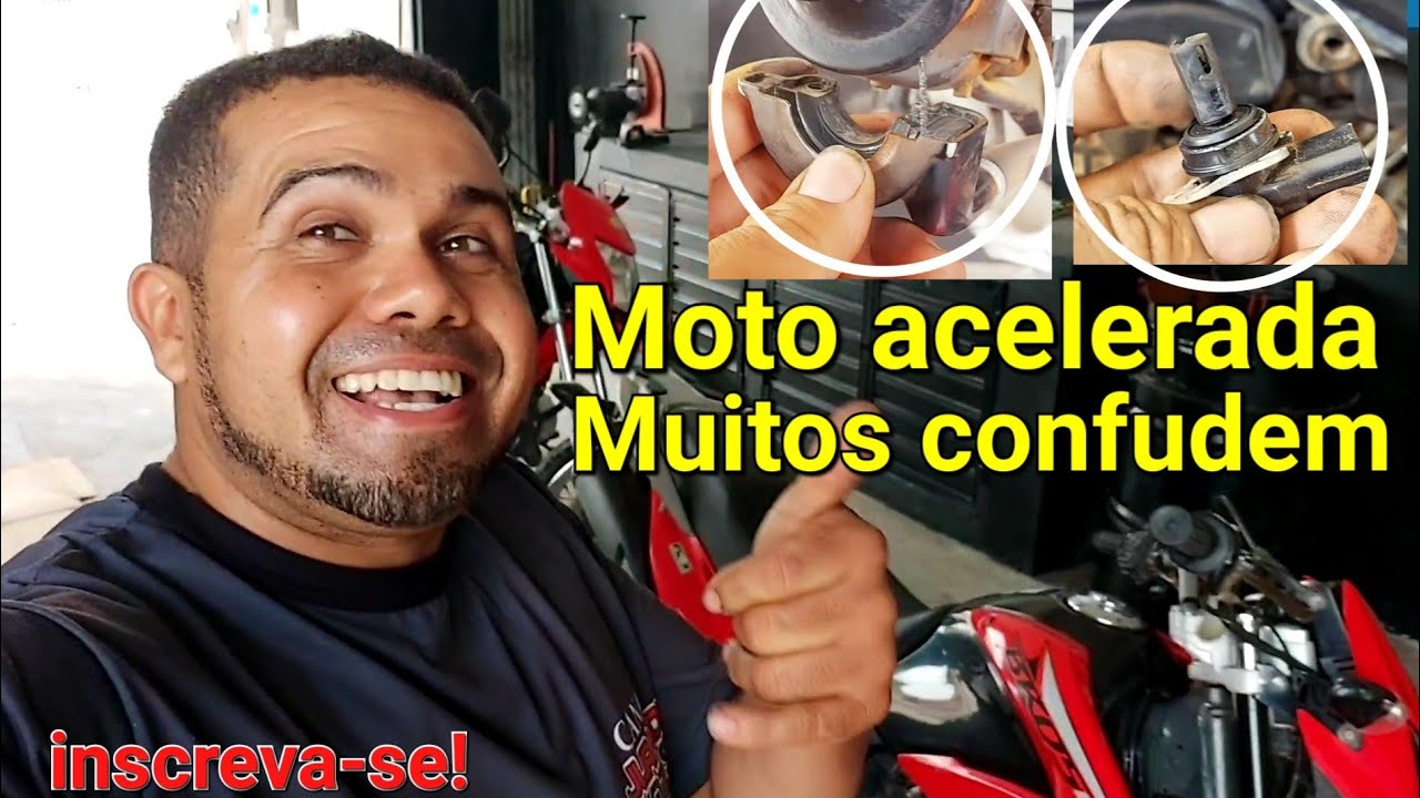 Moto acelerada muitos confundem com esses dois defeitos aprenda a indentificar