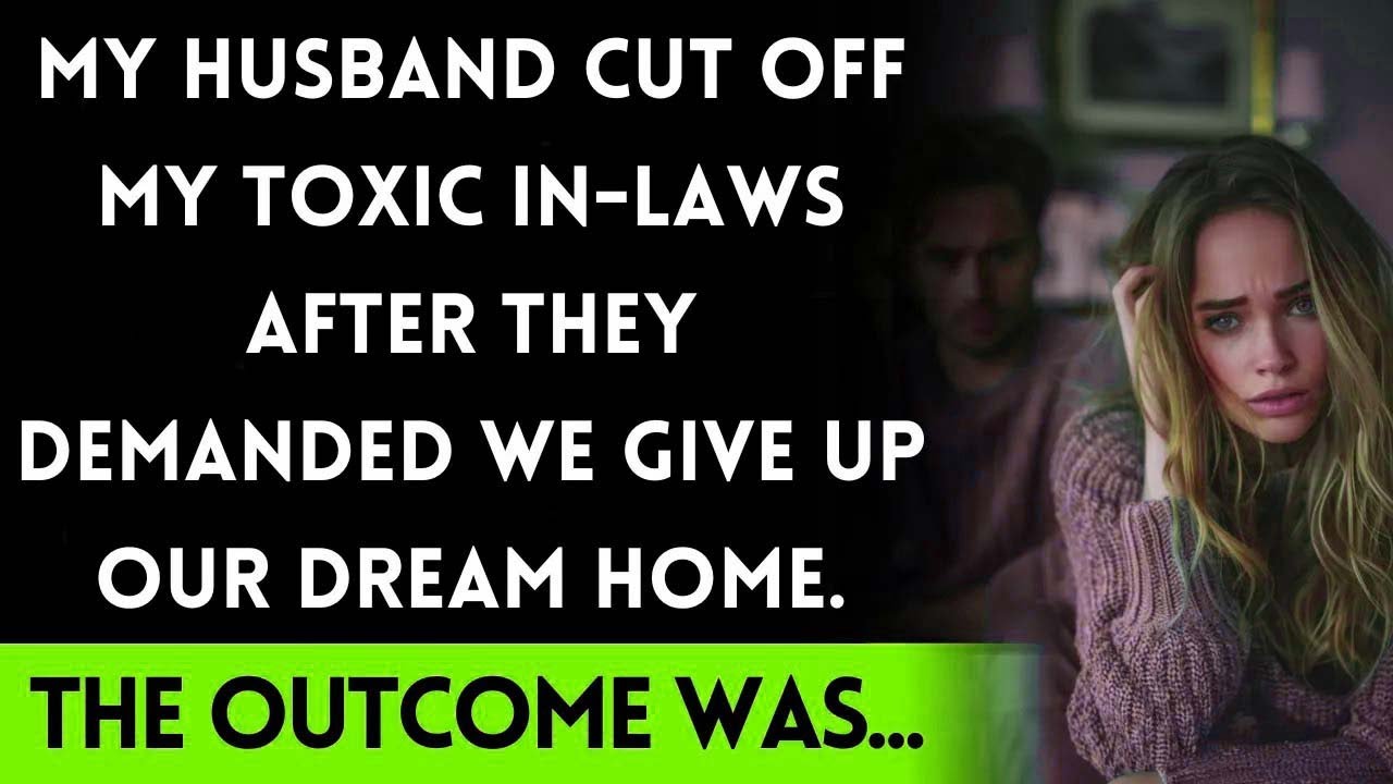 My husband cut off my toxic in-laws after they told us to give up our dream home.