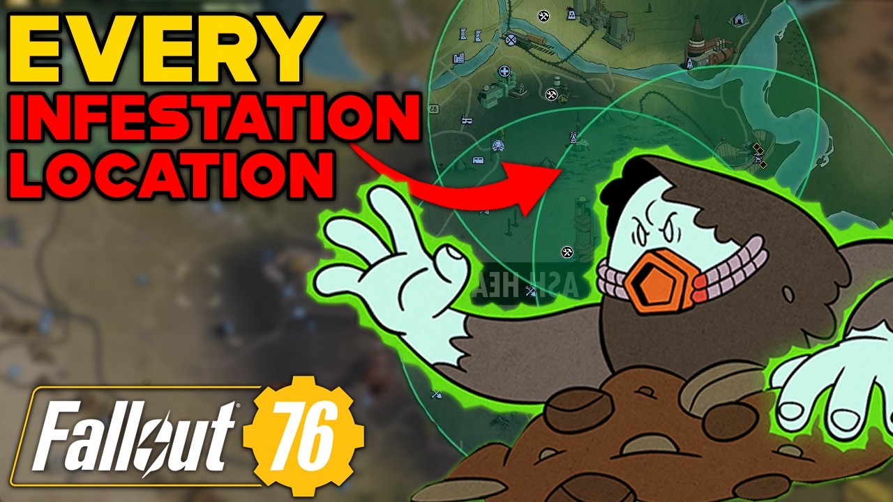 EVERY POSSIBLE INFESTATION LOCATION In FALLOUT 76