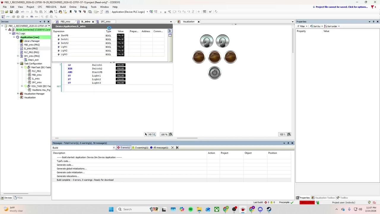 MEC342   Codesys based IL Acceptance Test