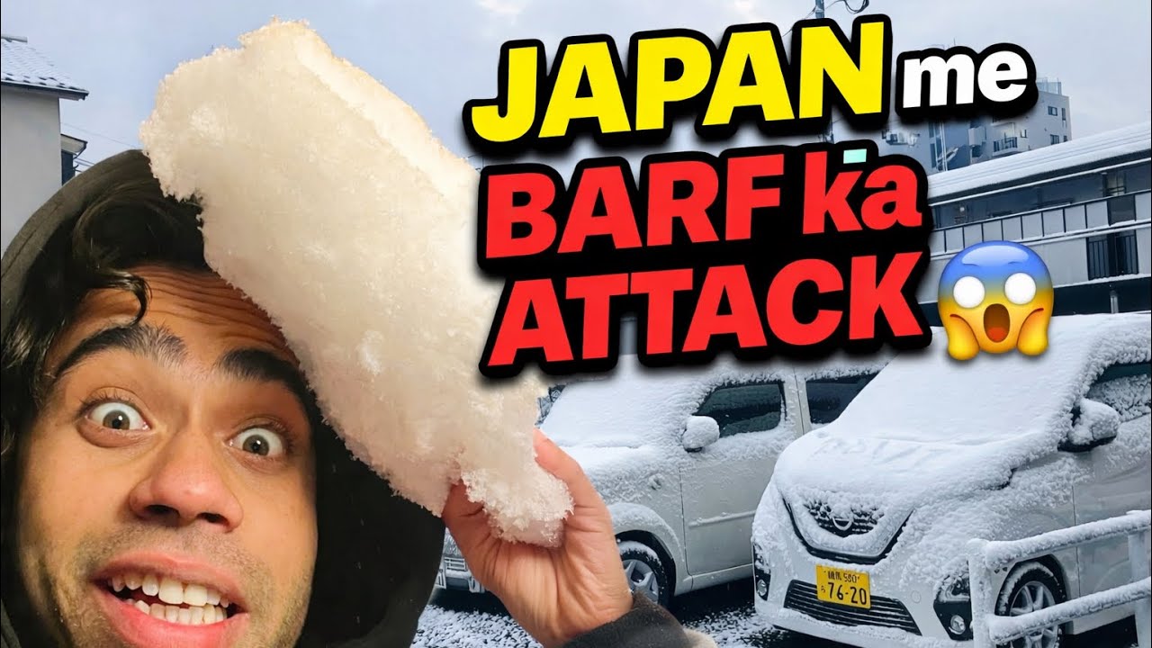 Japan Me Barf Ka Attack ❄️🥶 | Tokyo Snow Vlog 2026