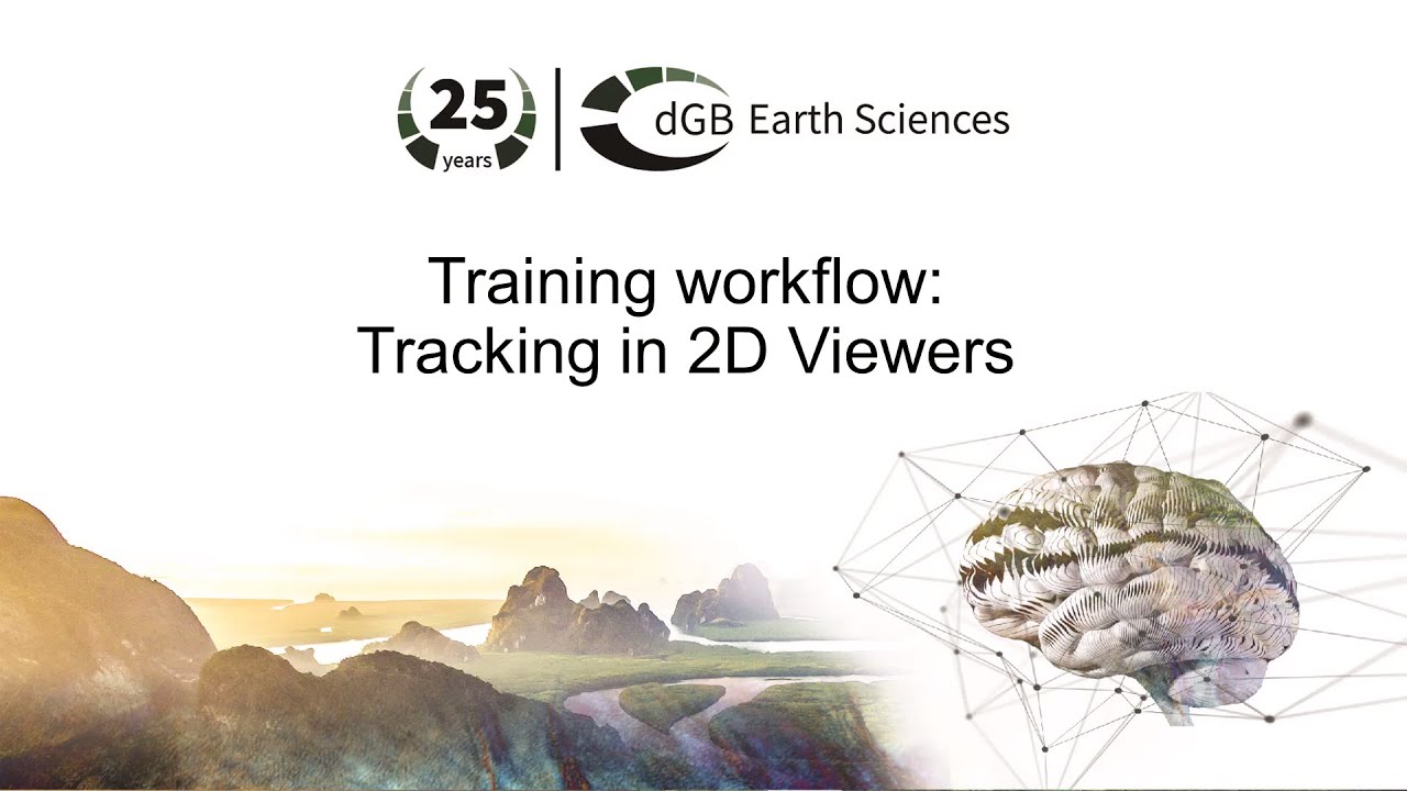 Training workflow: General Interpretation - Tracking in 2D Viewers