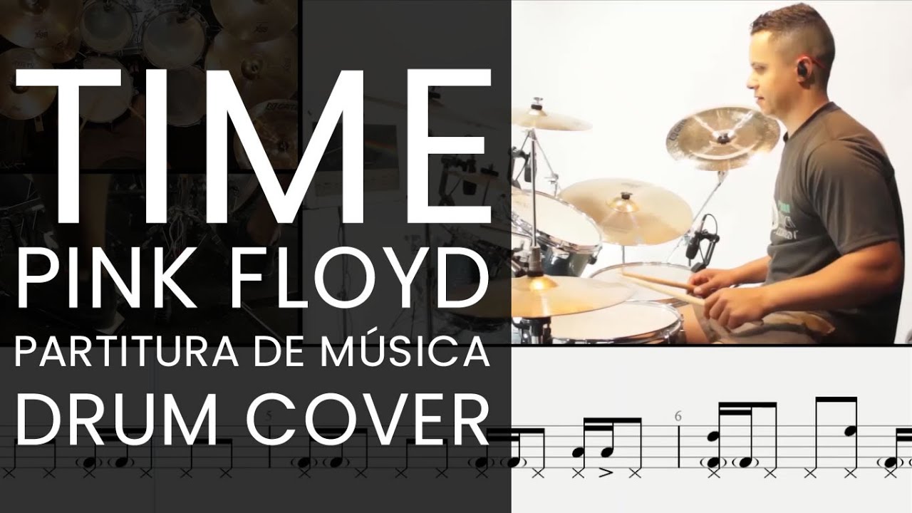 TIME ⏱ PINK FLOYD DRUM COVER PARTITURA
