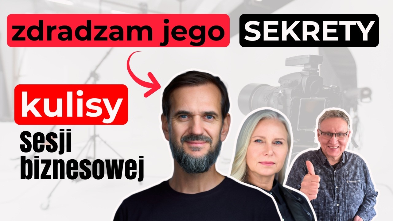 Fotograf podgląda fotografa, czyli kulisy sesji biznesowej u Marka Wołynko.