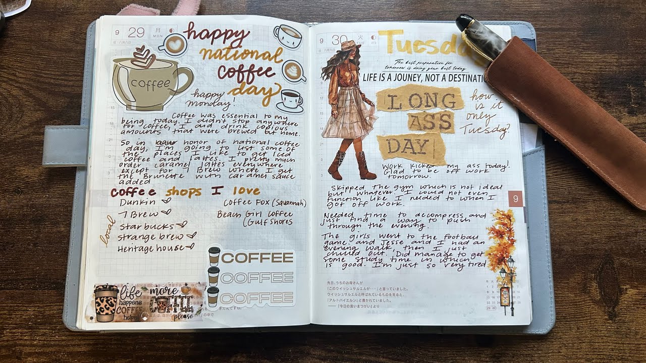 Hobonichi Cousin с Flip Through | Сентябрь 2025 г.