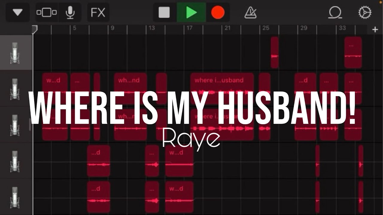 RAYE - WHERE IS MY HUSBAND! (harmony tutorial)