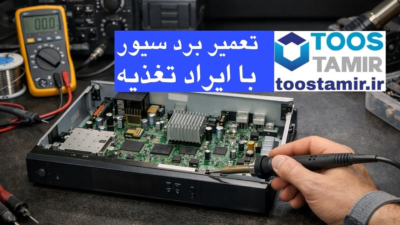 تعمیر رسیور با ایراد تغذیه ( تشریح کامل ایرادات ) + ترفند عیب یابی سریع