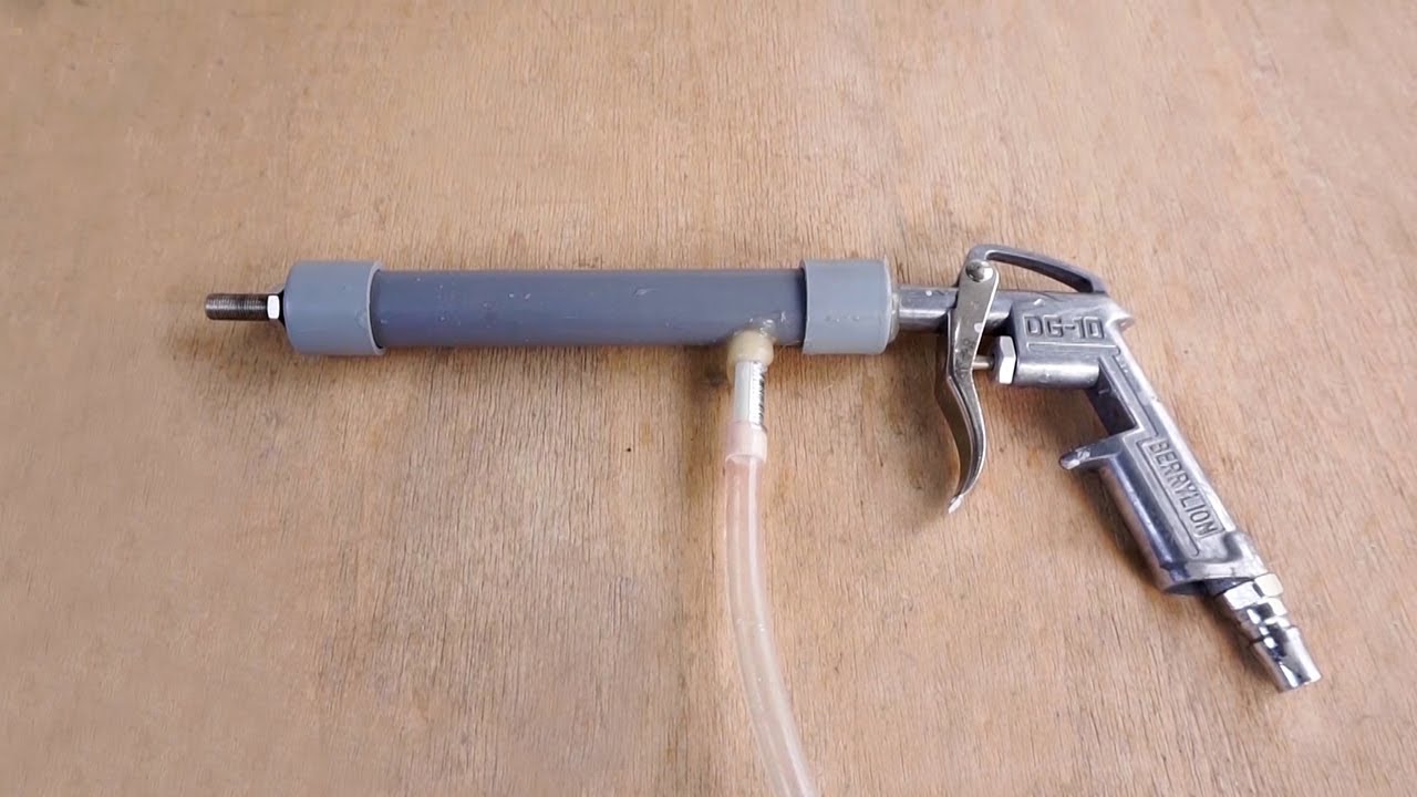 How To Make a Water Spray Gun - Very Powerful