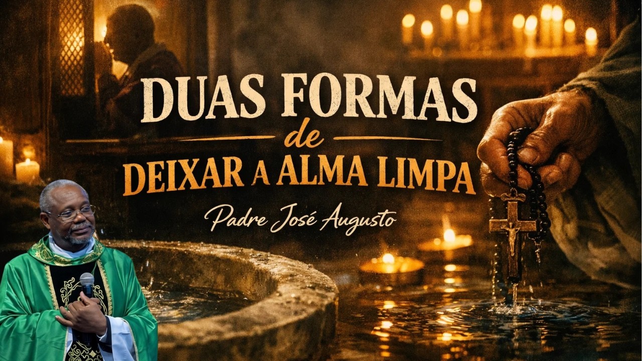 DUAS FORMAS de DEIXAR A ALMA LIMPA - PADRE JOSÉ AUGUSTO