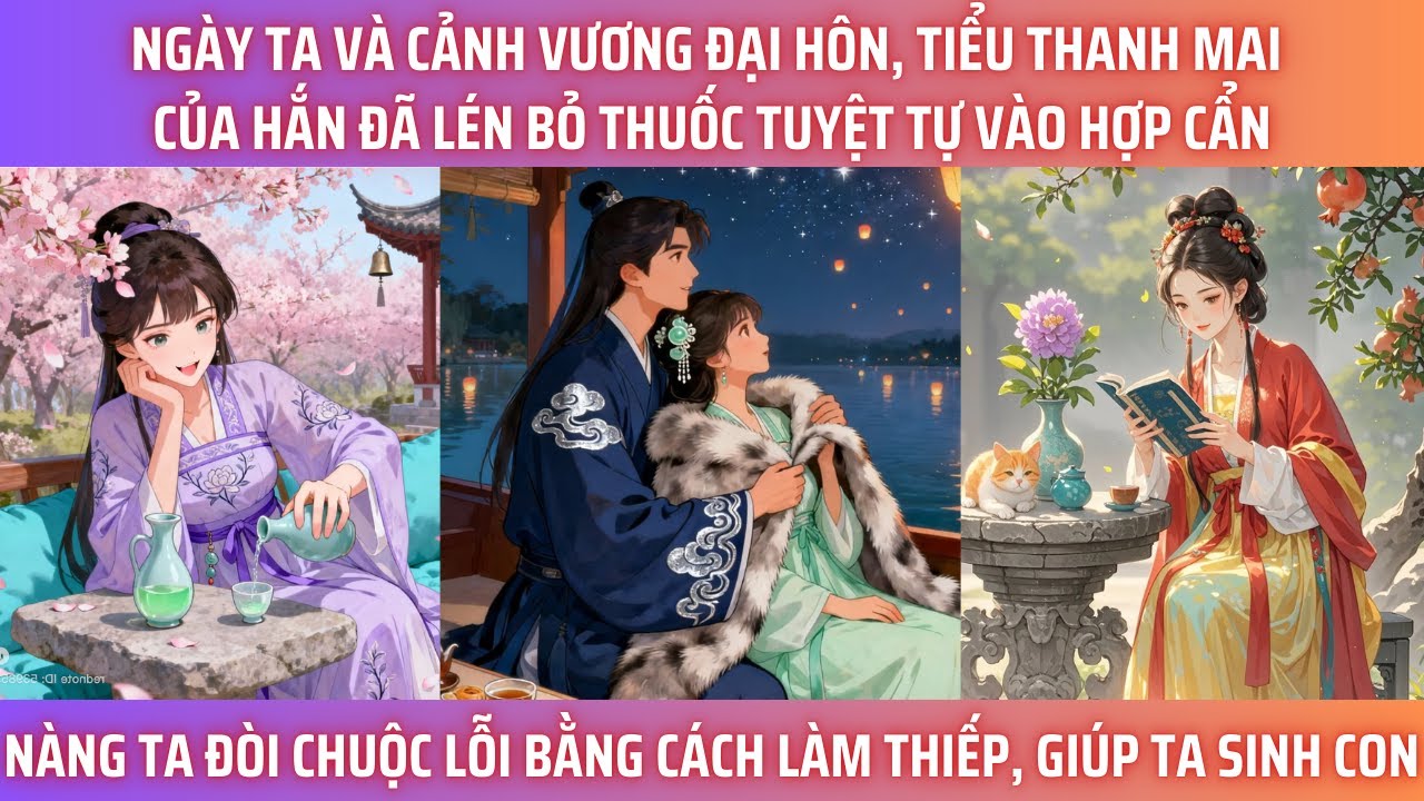 NGÀY TA VÀ CẢNH VƯƠNG THÀNH THÂN, TIỂU THANH MAI CỦA HÁN ĐÃ LÉN BỎ THUỐC TUYỆT TỬ VÀO HỢP CẨN TỬU.