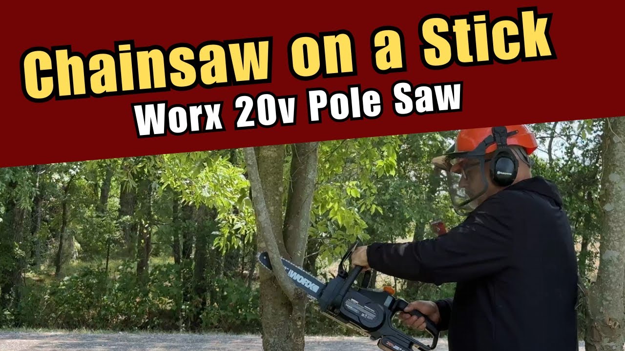Worx Pole Saw Review & Test &ndash; Chainsaw on a Stick for Easy Tree Trimming!