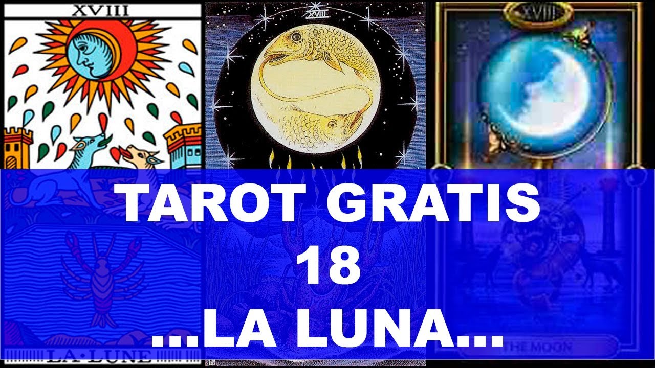 CURSO de TAROT de MARSELLA GRATIS/ 18. LA LUNA.