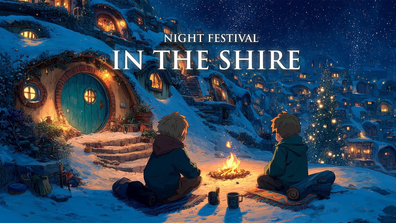 Night Festival in the Shire | Fantasy Medieval Music for Quiet Mind & Mental Ease