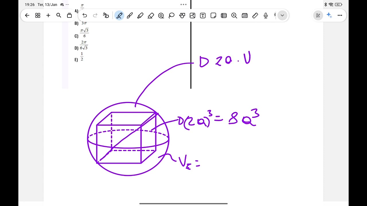 Geometria espacial e probabilidade 