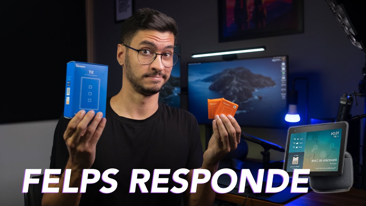 A Nova ECHO SHOW 10? | SONOFF TX ou SONOFF MINI? | LIGAR PC pela ALEXA? 🤔 | Felps Responde #6